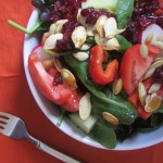 Pumpkin Seed & Cranberry Salad with Easy Dressing