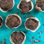 Double Chocolate Pumpkin Mini Muffins