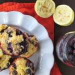 Paleo & Nut Free Lemon Blueberry Muffins