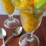 Mango Ginger Lime Sorbet